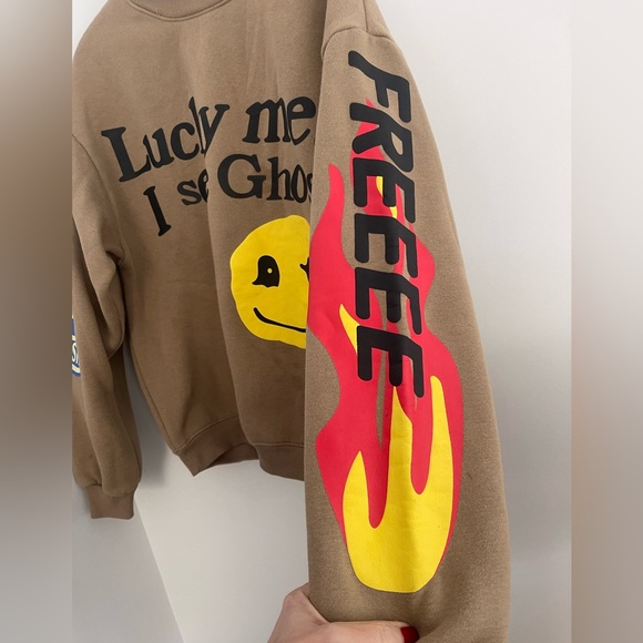 CPFM x Kids See Ghosts Lucky Me I See Ghosts Crewneck Sweatshirt Kanye West S - Picture 4 of 5